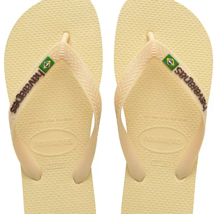 Havaianas Brasil Logo Flip Flops by Havaianas