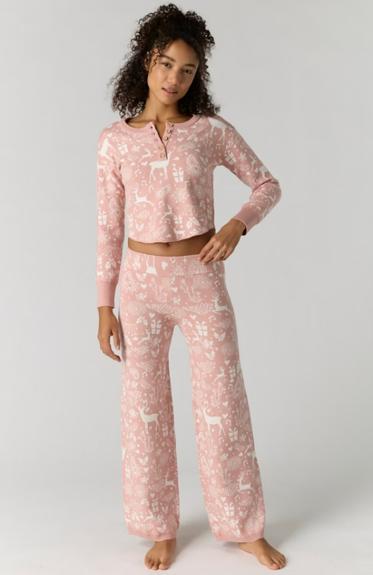 Free People Soft Season Swit Set in Dusty Himalayan Combo