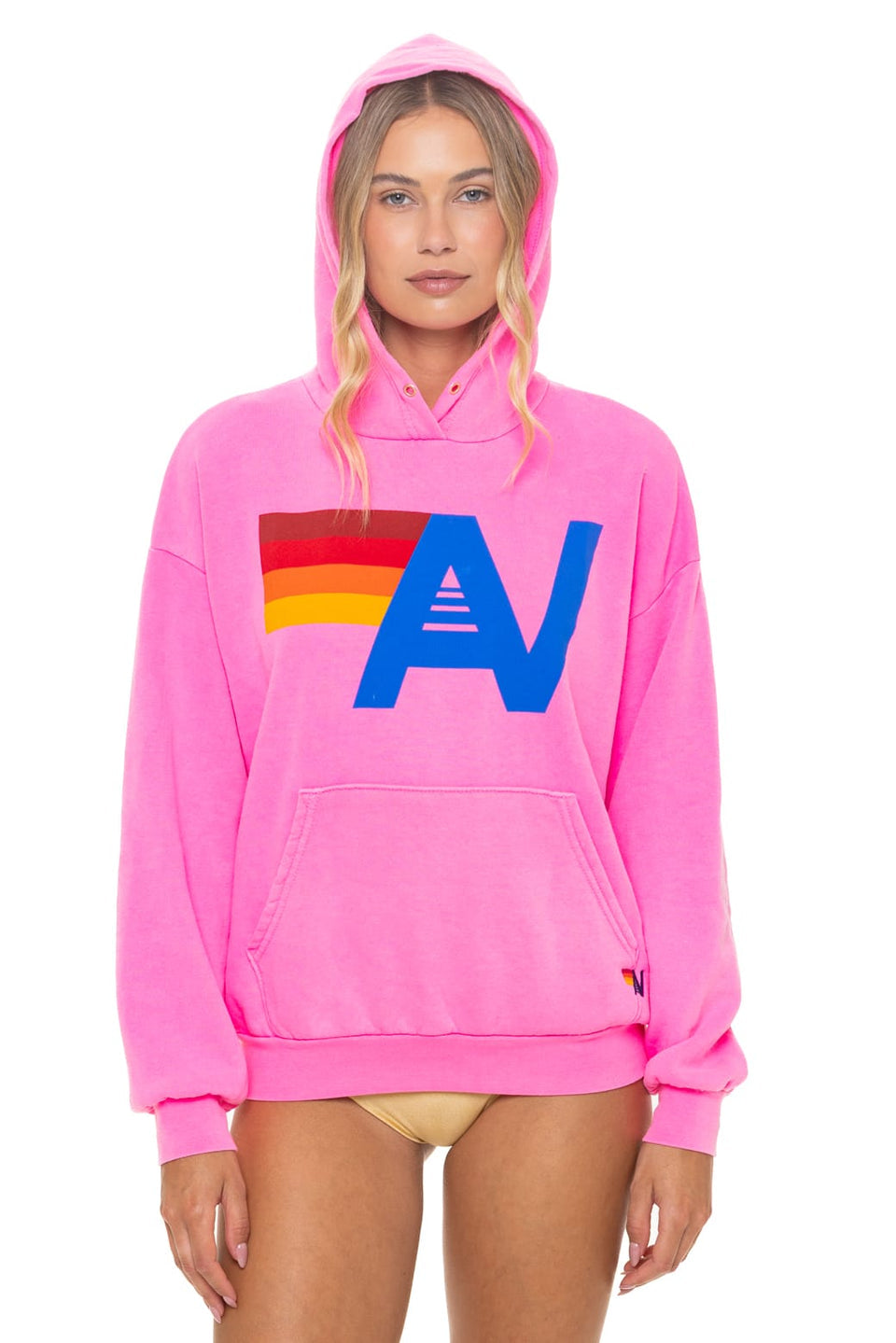 Aviator Nation Logo Pullover Hoodie Relaxed