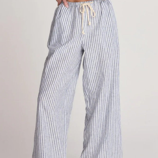 Sunday Ritual Dahlia Pant Linen Stripe