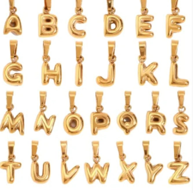 farrah b Jewelry Bubble Letter Charms by farrah b Jewelry