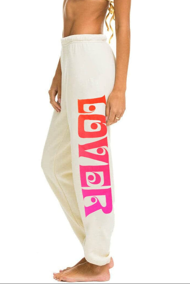 Aviator Nation Lover Sweatpants in Vintage White