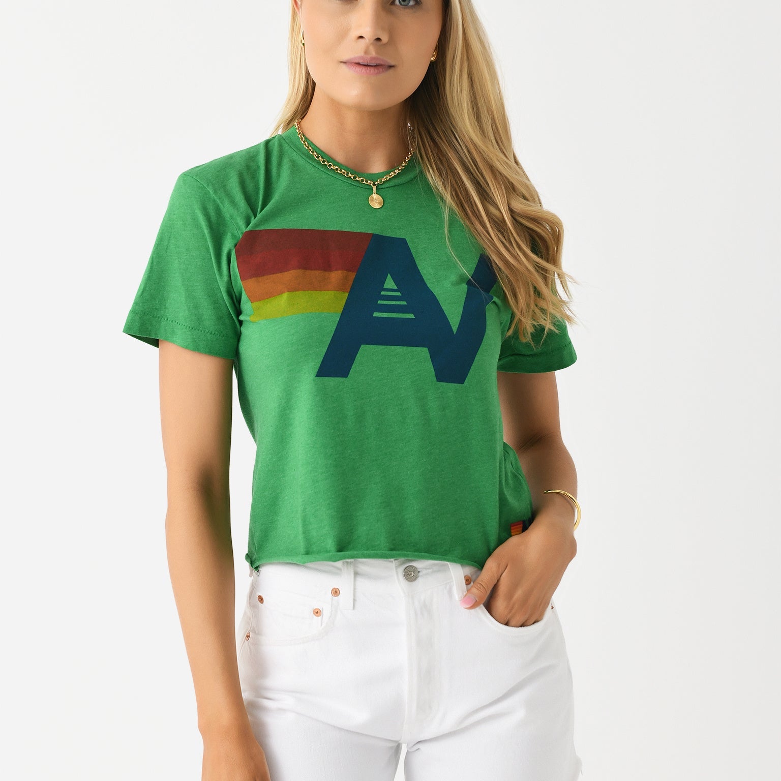 Aviator Nation Logo Boyfriend Tee by Aviator Nation