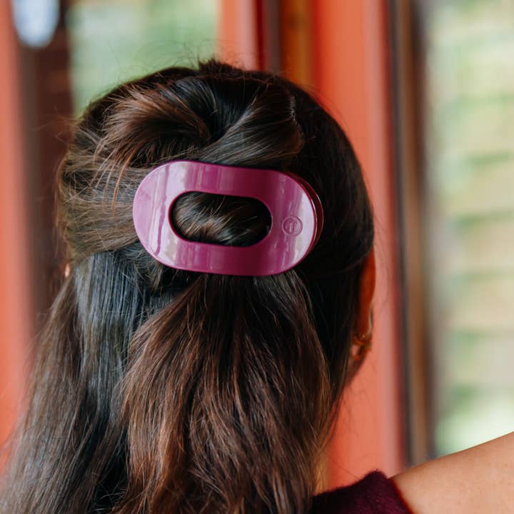 TELETIES Flat Round Hair Clip | Medium by TELETIES