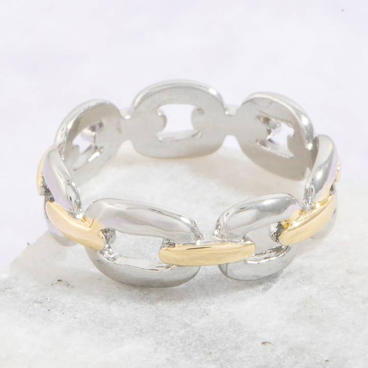 Anarchy Street Two Tone Chain Ring