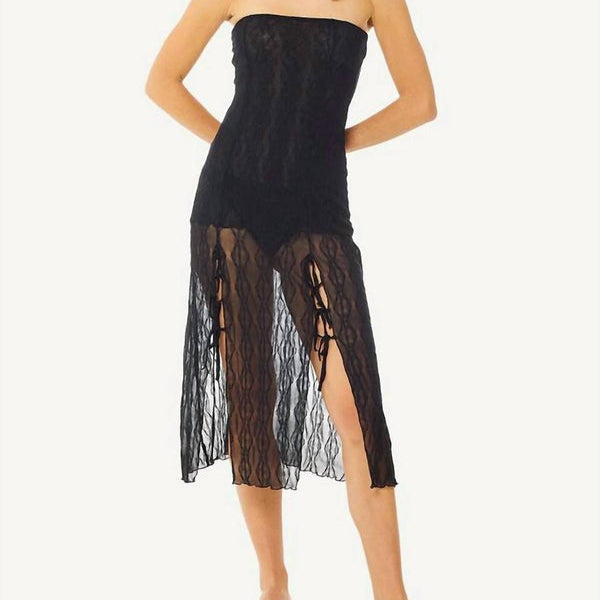 Find Me Now Mariposa Tube Midi Dress by Find Me Now
