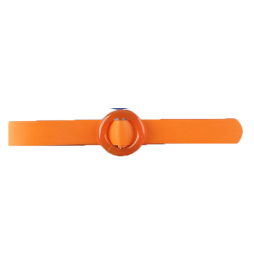 YAZ. Halo Acrylic Round Buckle Belt by YAZ.