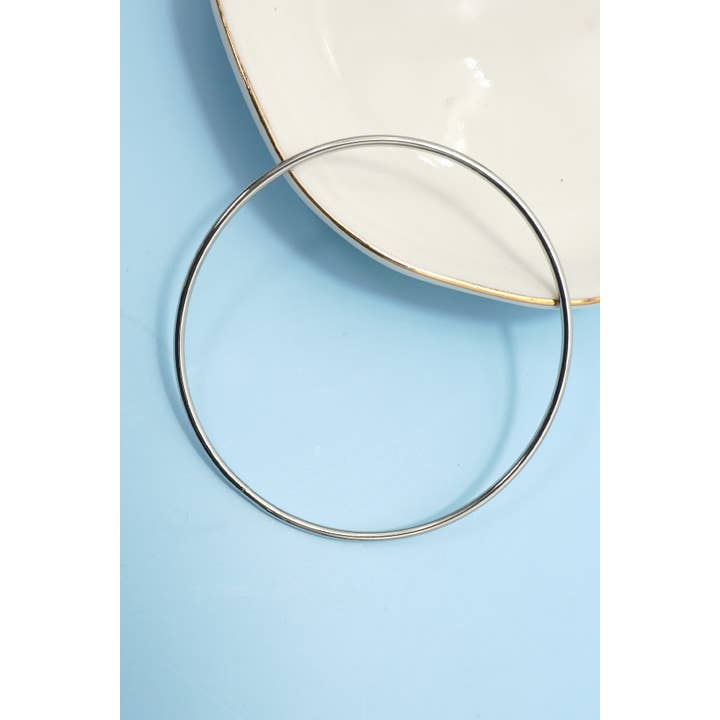 JOSSLYN by Wall to Wall 18K Non-Tarnish Waterproof Stainless Steel Bangle |40B5237 by GOLDEN