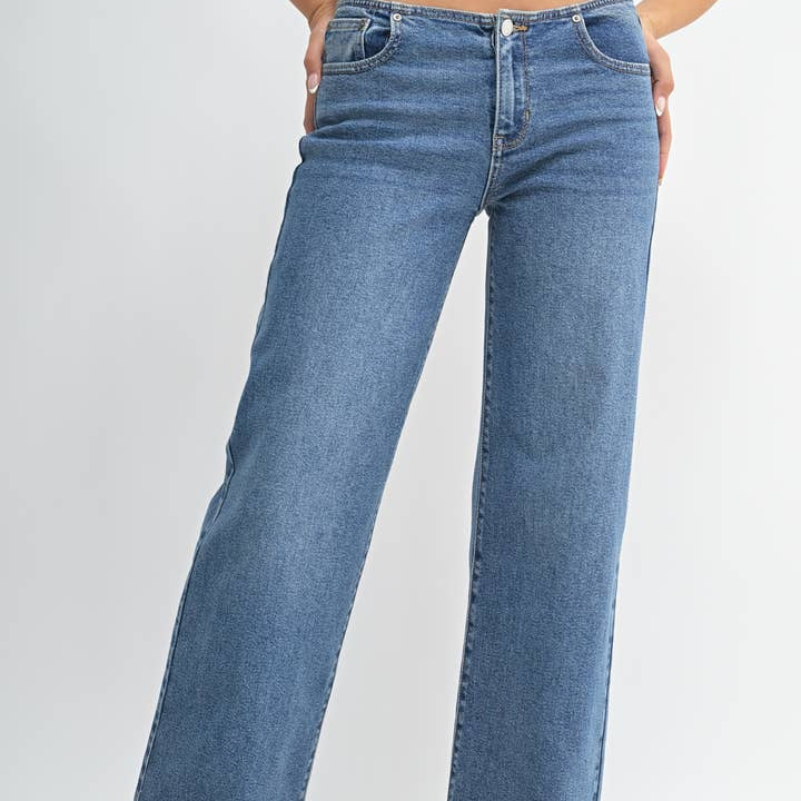 JBD No Waistband Low Rise Straight in Medium