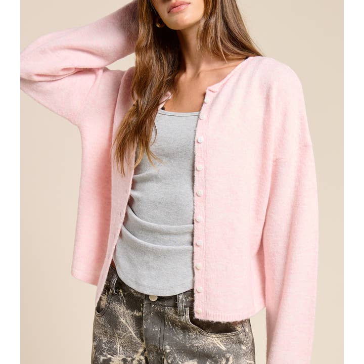 Mimosa Essential Button Down Cardigan Top