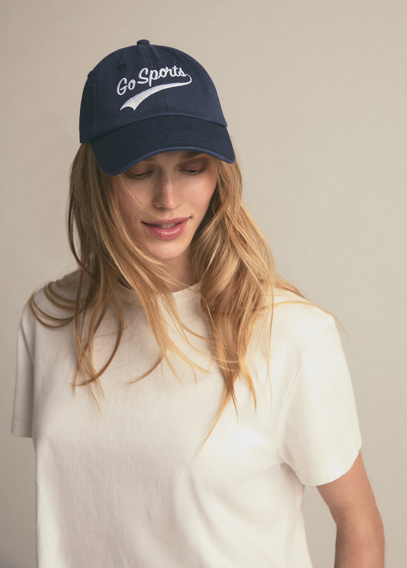 Favorite Daughter Go Sports Baseball Hat - True Navy/White