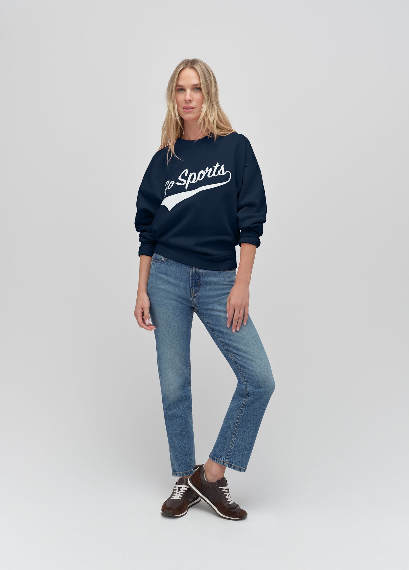 Favorite Daughter Go Sports Script Sweatshirt
