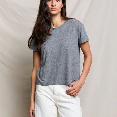 perfectwhitetee Harley Cotton Short Sleeve Boxy Crew Tee