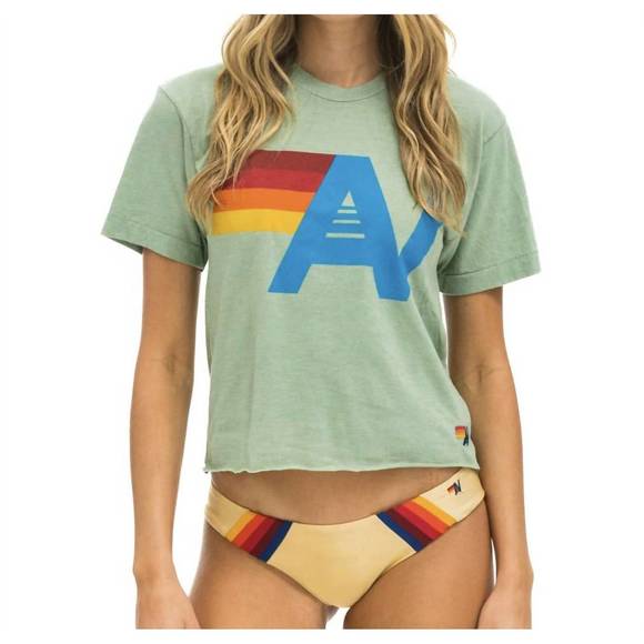 Aviator Nation Logo Boyfriend Tee - Black