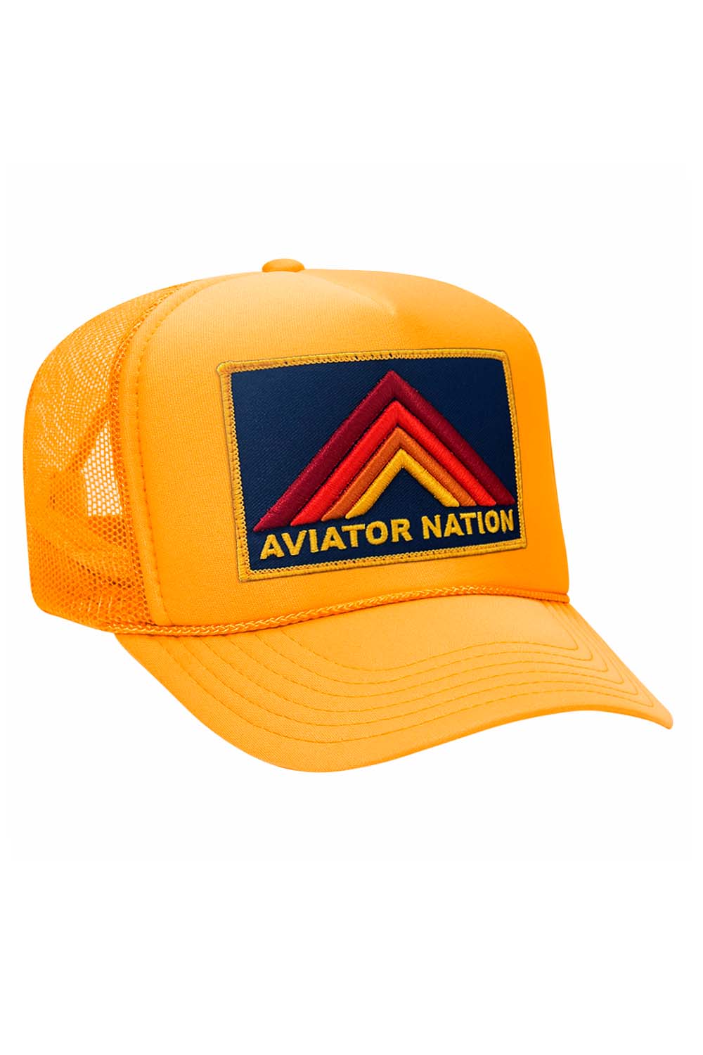 Aviator Nation Mountain Stripe Vintage Low Rise Trucker by Aviator Nation