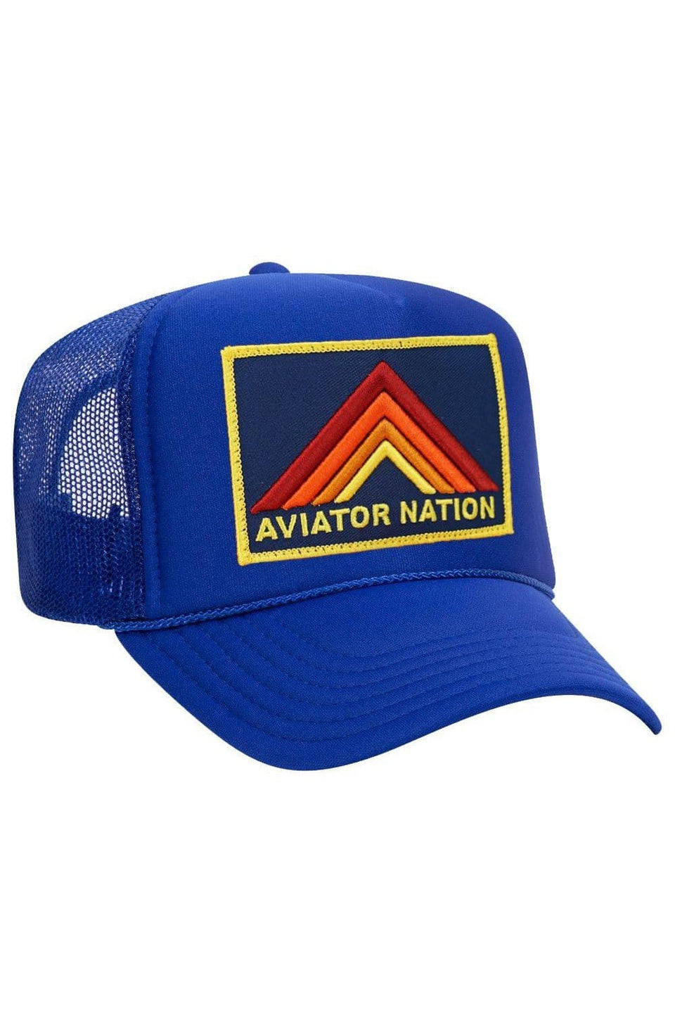 Aviator Nation Mountain Stripe Vintage Low Rise Trucker Royal