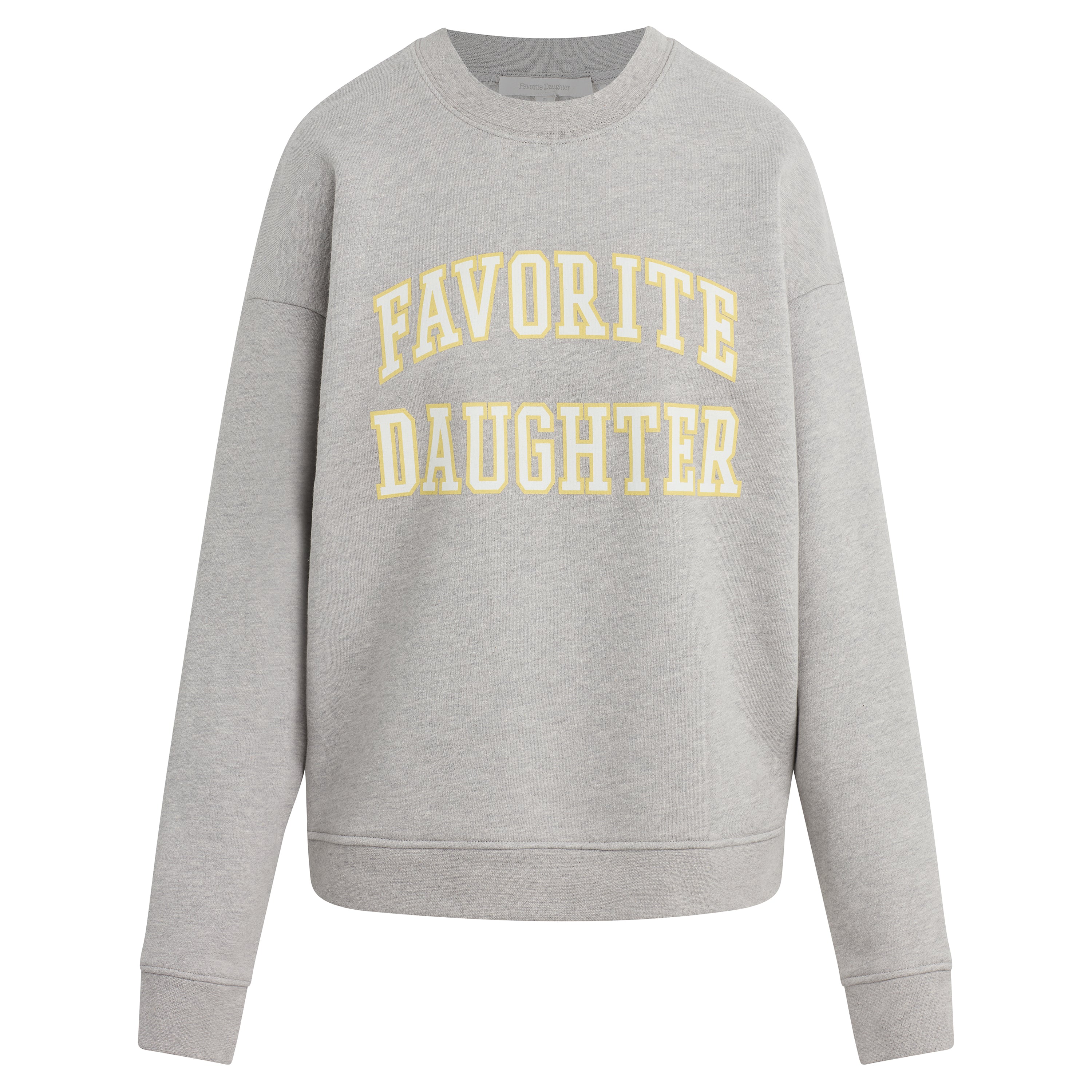 Favorite Daughter Collegiate Sweatshirt Heather Grey Golden
