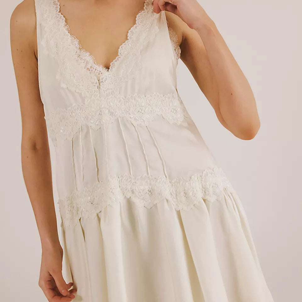 Free People In This Groove Mini Slip by Free People