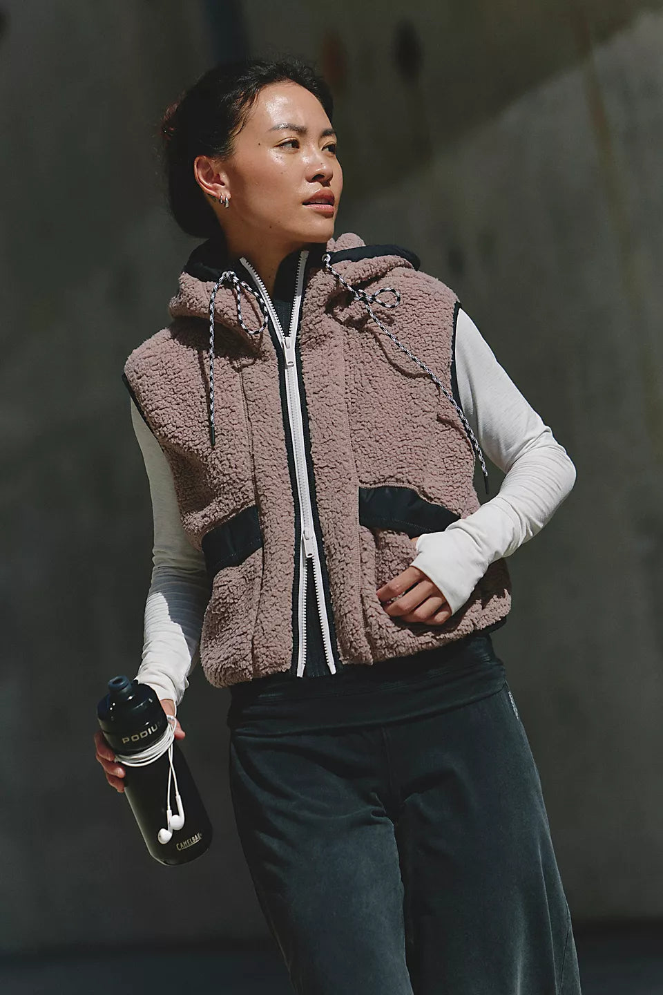 Free People Sky High Fleece Vest by Free People