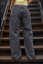 BDG Kayla Pinstripe Jeans in Black by BDG
