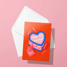 With Love, Coral Greeting Card by With Love, Coral