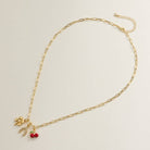 Lilla Haven Lucky Charm Trio Necklace - 18K Gold