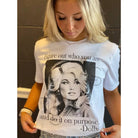 The Lyrical Spirit Do It On Purpose Dolly T-Shirt by Dress Forum
