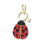 Solar Eclipse Hand-Painted Lady Bug Bag Charm + Keychain by Solar Eclipse