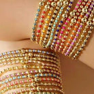 JOSSLYN by Wall to Wall Boho Colorful Ball Beaded Bracelet