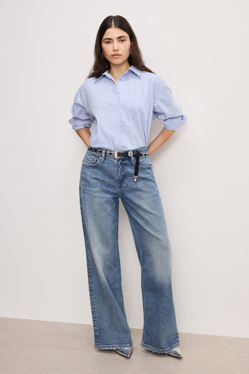 Good American Good Petite Standard Ease Jeans - Indigo575