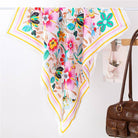 JOSSLYN by Wall to Wall Multi-Color Floral Silk-Feel Scarf | 40SC704 by JOSSLYN by Wall to Wall
