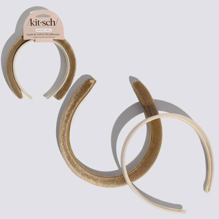 Kitsch Satin & Velvet Headbands by Kitsch