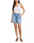 Good American Carpenter Long Shorts - Indigo880