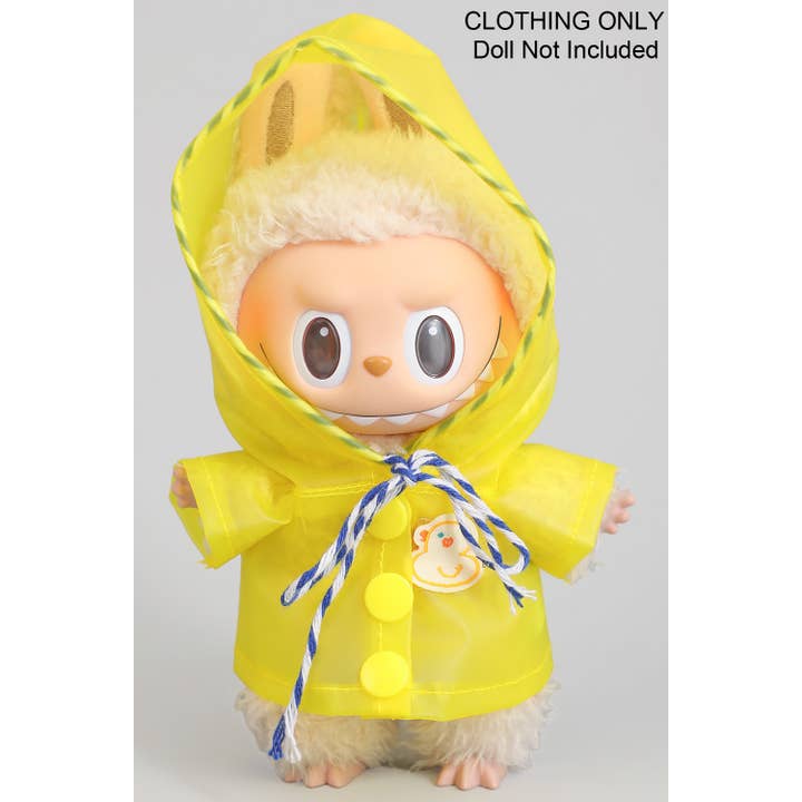 Girly Monster Yellow Rain Jacket