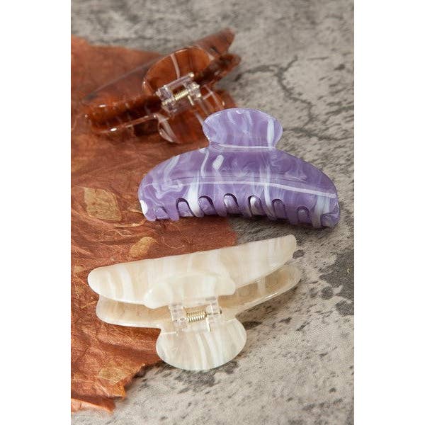 JOSSLYN by Wall to Wall Large Arch Hair Claw Clips