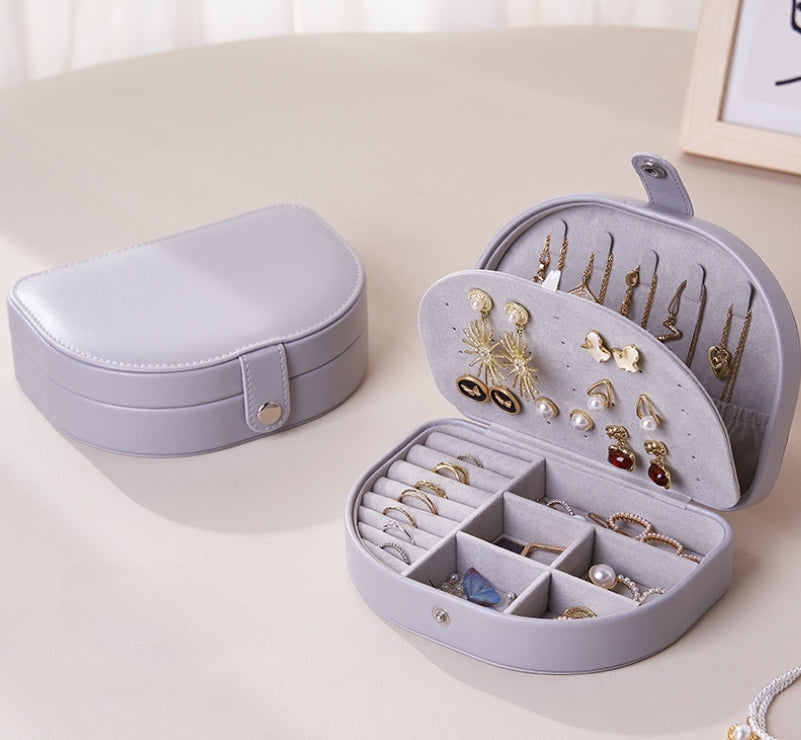 Dipped Shop Vintage Solid Color Portable Jewelry Case