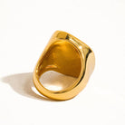 Flanerie by MAIQ Calypso 18k Gold Natural Shell Statement Ring by Flanerie by MAIQ