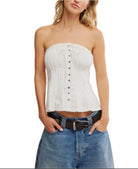 Free People Wink Wink Tube Clean Ivory