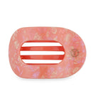 TELETIES Flat Round Hair Clip | Large Dreamsicle