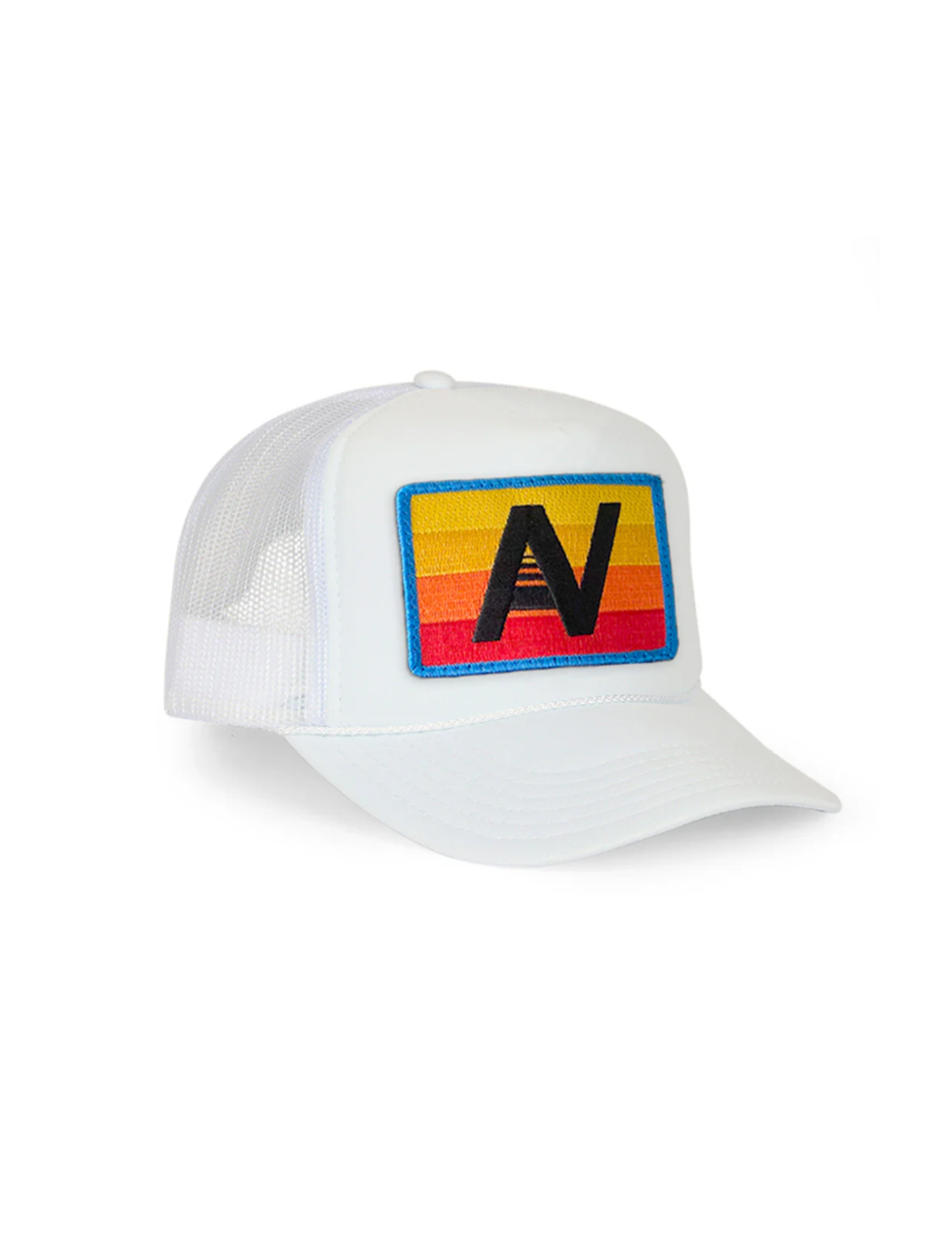 Aviator Nation Logo Rainbow - Vintage Low Rise Leaf Trucker
