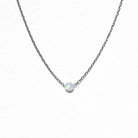 Girls Crew Tiny Opal Necklace Silver