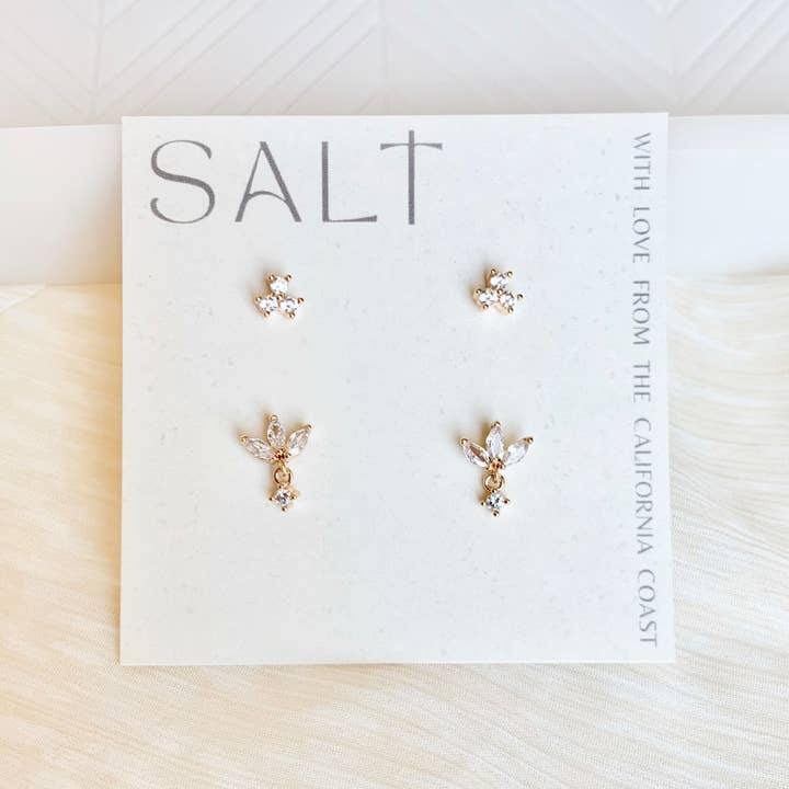 SALT by Sarah Curtis Dainty Stud Set