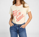 PROJECT SOCIAL T Fizz the Season Tee - Eggnog