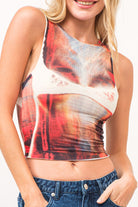 YAZ. Annie Bra Printed Tank Top