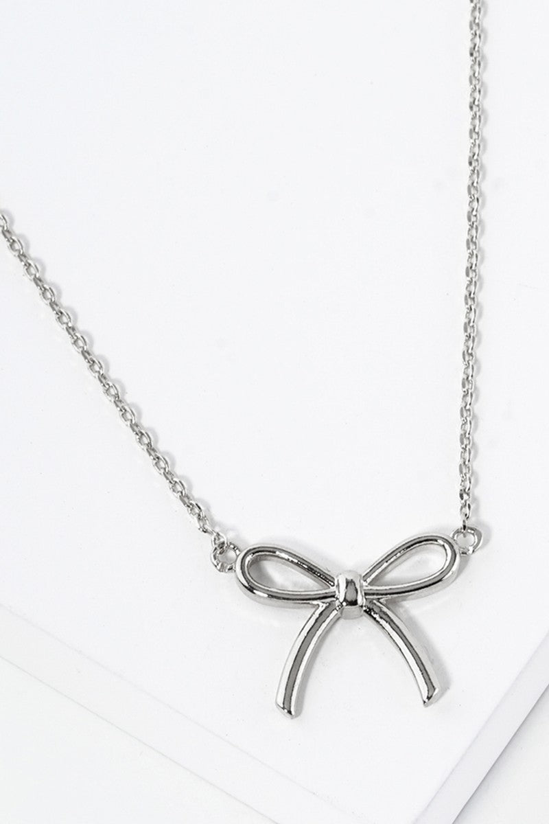 GOLDEN Bind Together Bow Necklace
