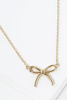 GOLDEN Bind Together Bow Necklace