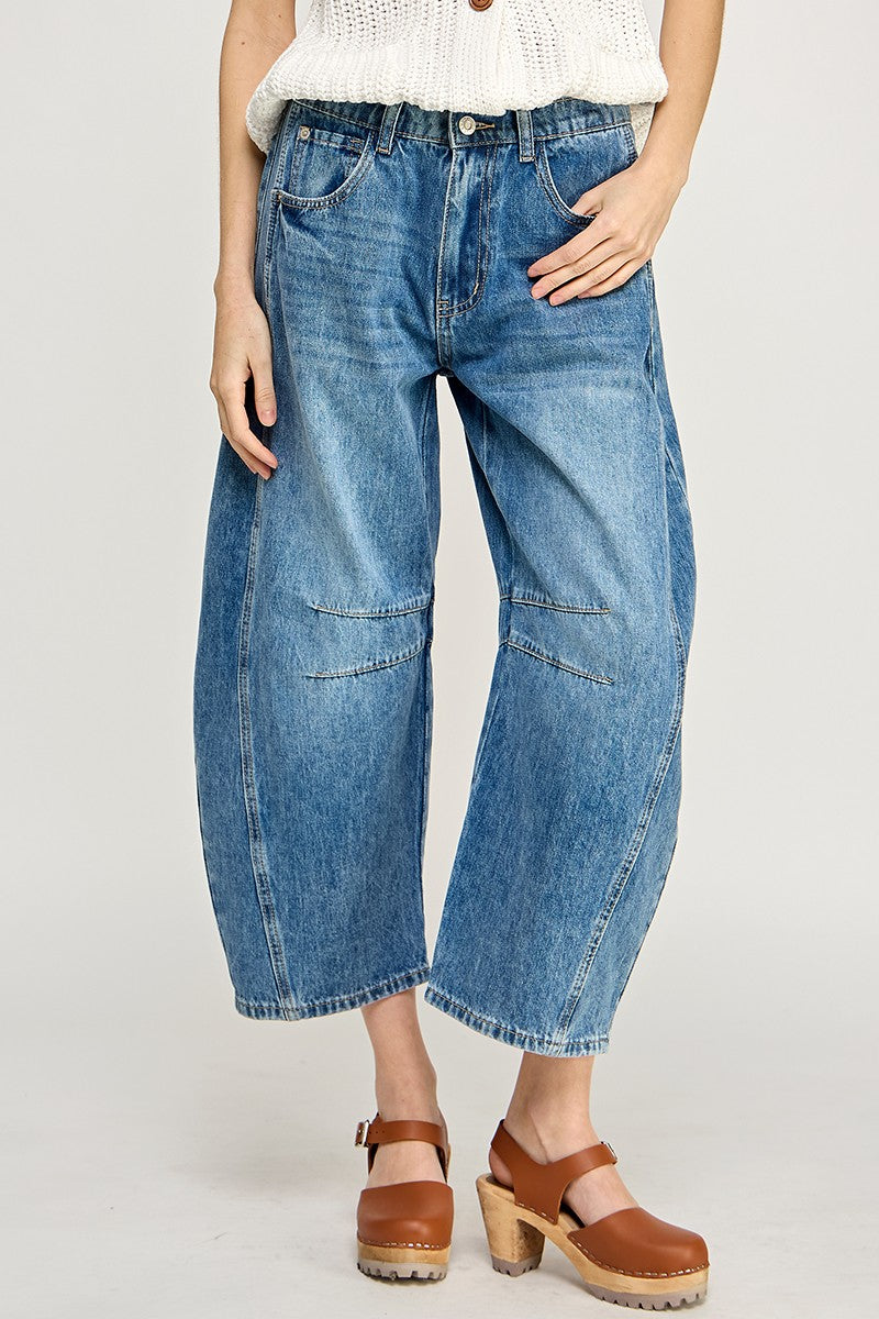 GOLDEN Victoire Mid Rise Barrel Jeans