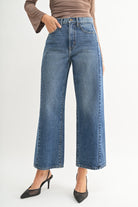 SJG Anneliese Barrel Jean Twist in Dark Denim