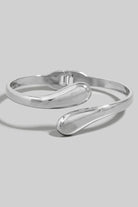 GOLDEN Wanda Stainless Steel Double Tear Hinge Bangle Bracelet