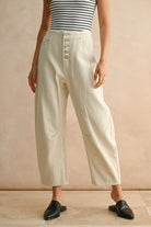 GOLDEN Kierstan Flower Embroidery Pants